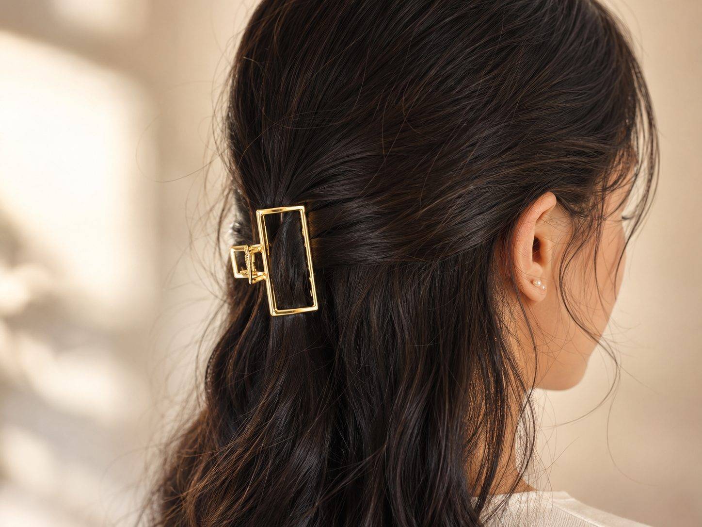 Rectangle Hair Claw Clips