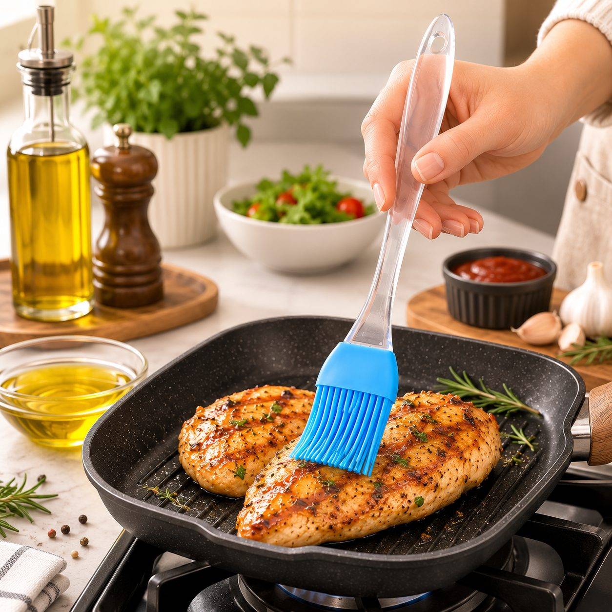 Silicone Pastry Brush for Baking and Cooking
