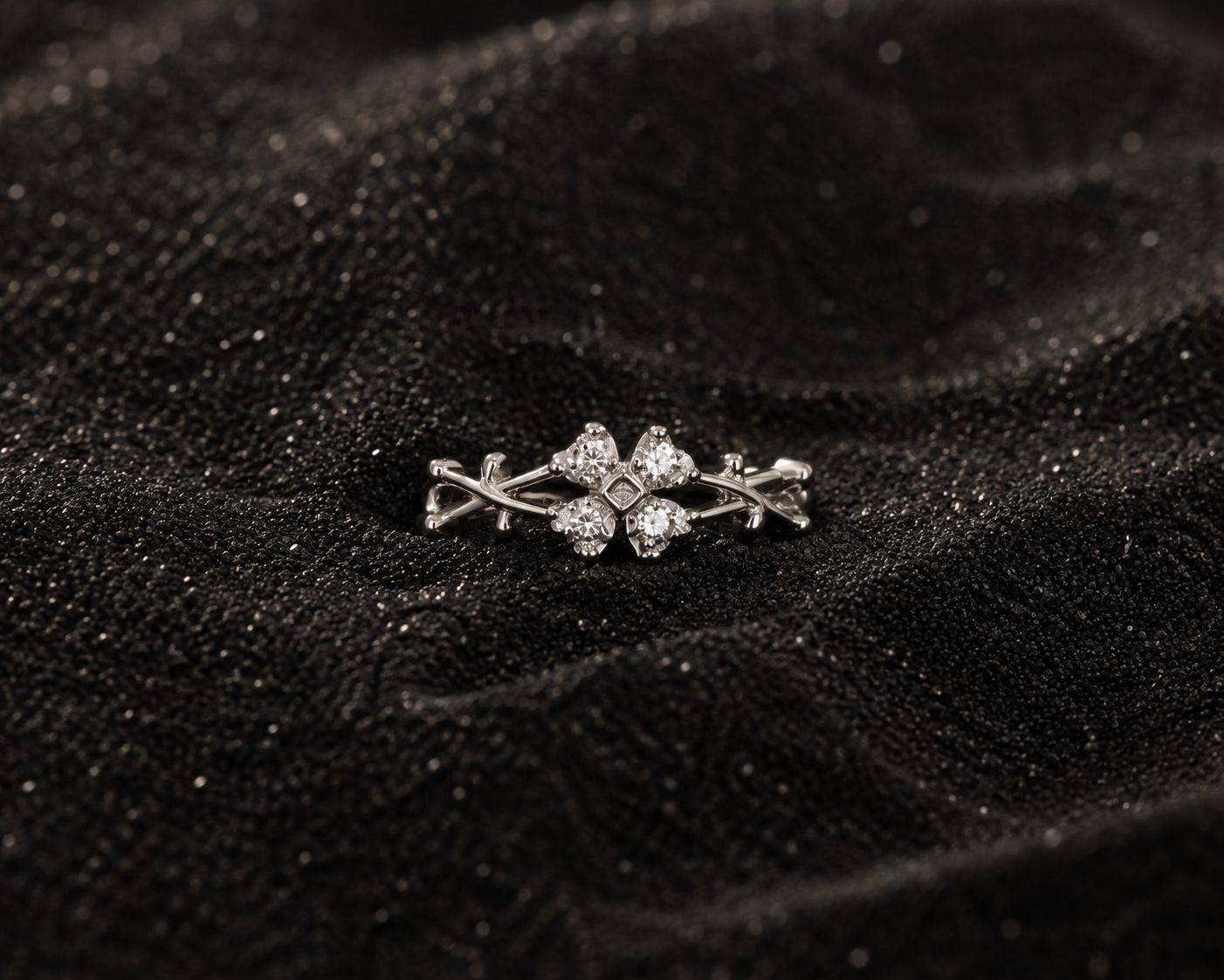 floral ring design