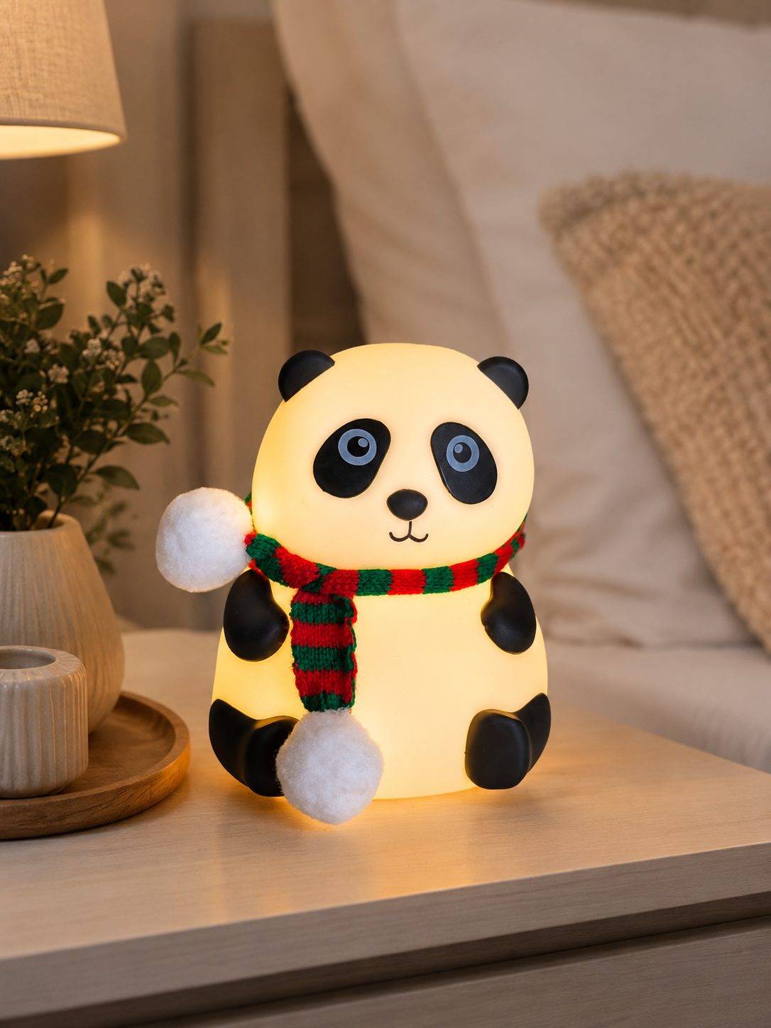 Silicone Cute Panda LED Night Light Multi Colour