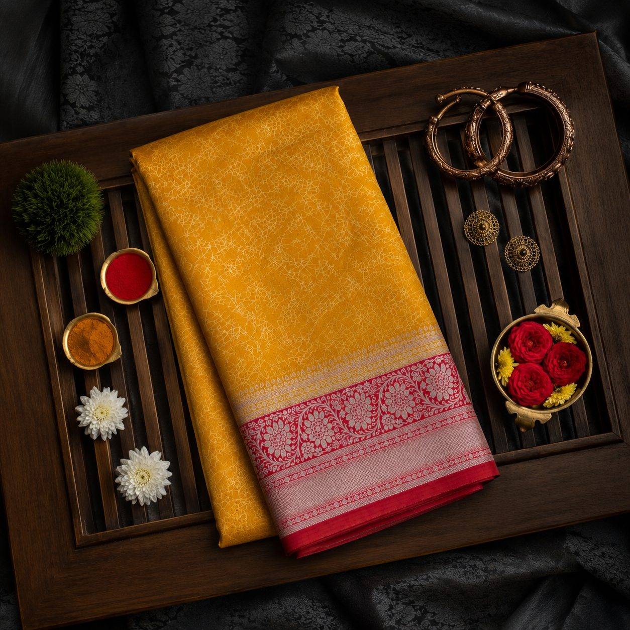 Vijithra silk saree