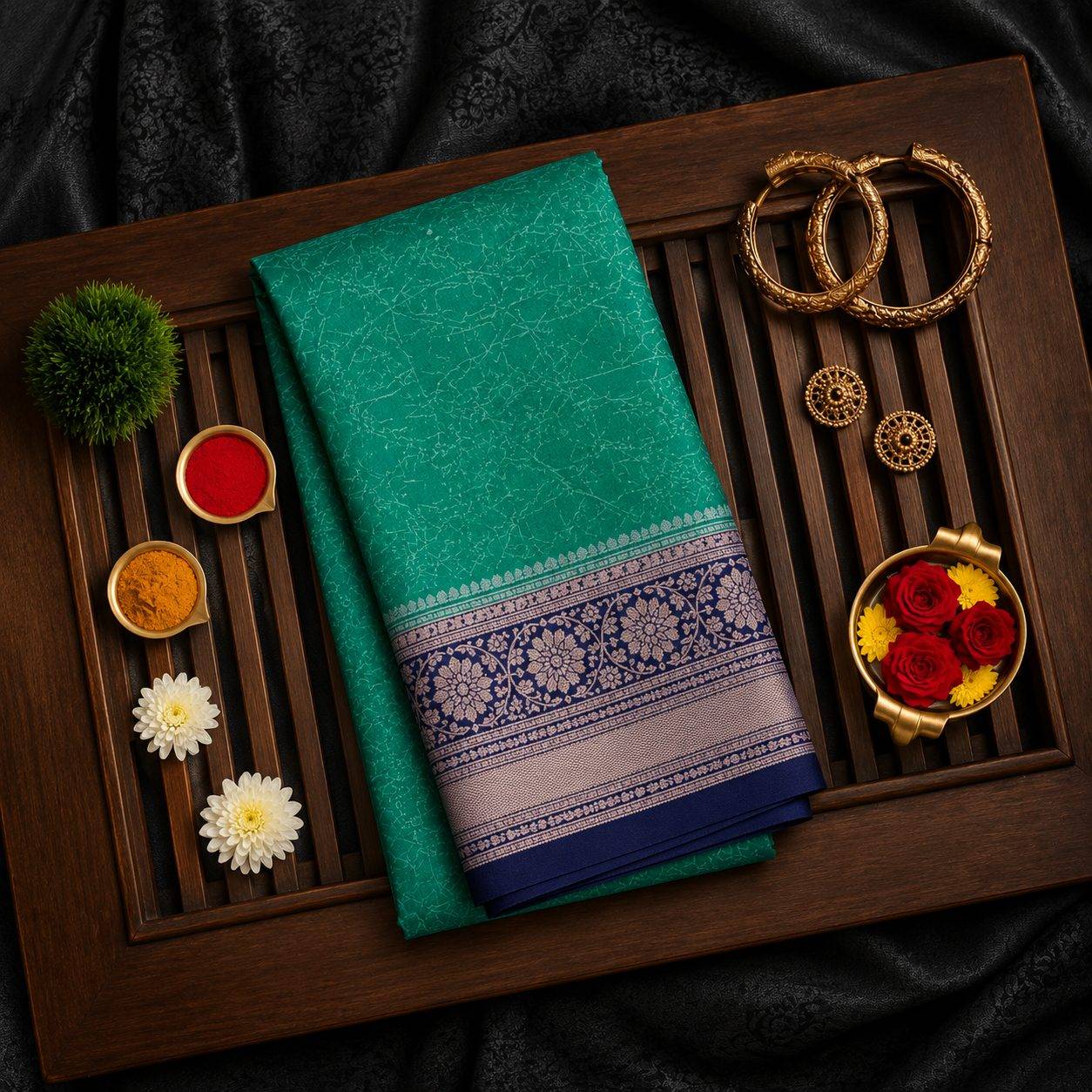 Vijithra silk saree